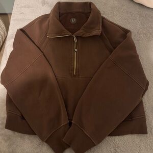 lululemon Scuba Oversized Funnel-Neck Half Zip